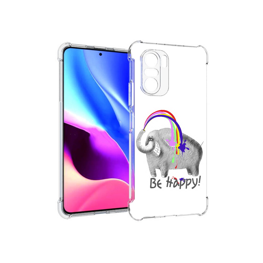 

Чехол MyPads Tocco для Xiaomi Redmi K40 счастливый слон (PT158239.260.632), Прозрачный, Tocco
