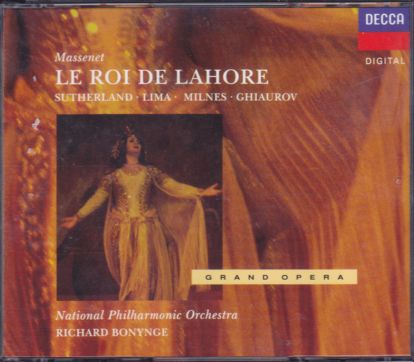 

Massene: Le Roi De Lahore. Sutherland, Milnes, londonBonynge (2 CD)
