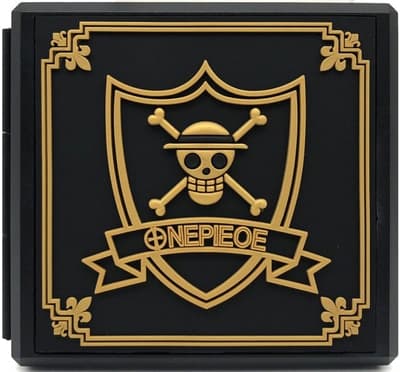 фото Кейс hori на 12 игровых карт + 12 microsd one piece (чёрный) для nintendo switch