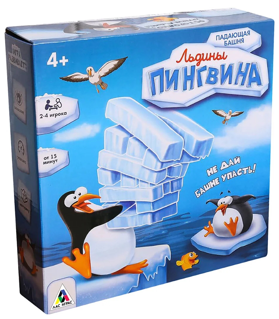Игра ZABIAKA (Забияка) Падающая башня Льдины пингвина 1660714