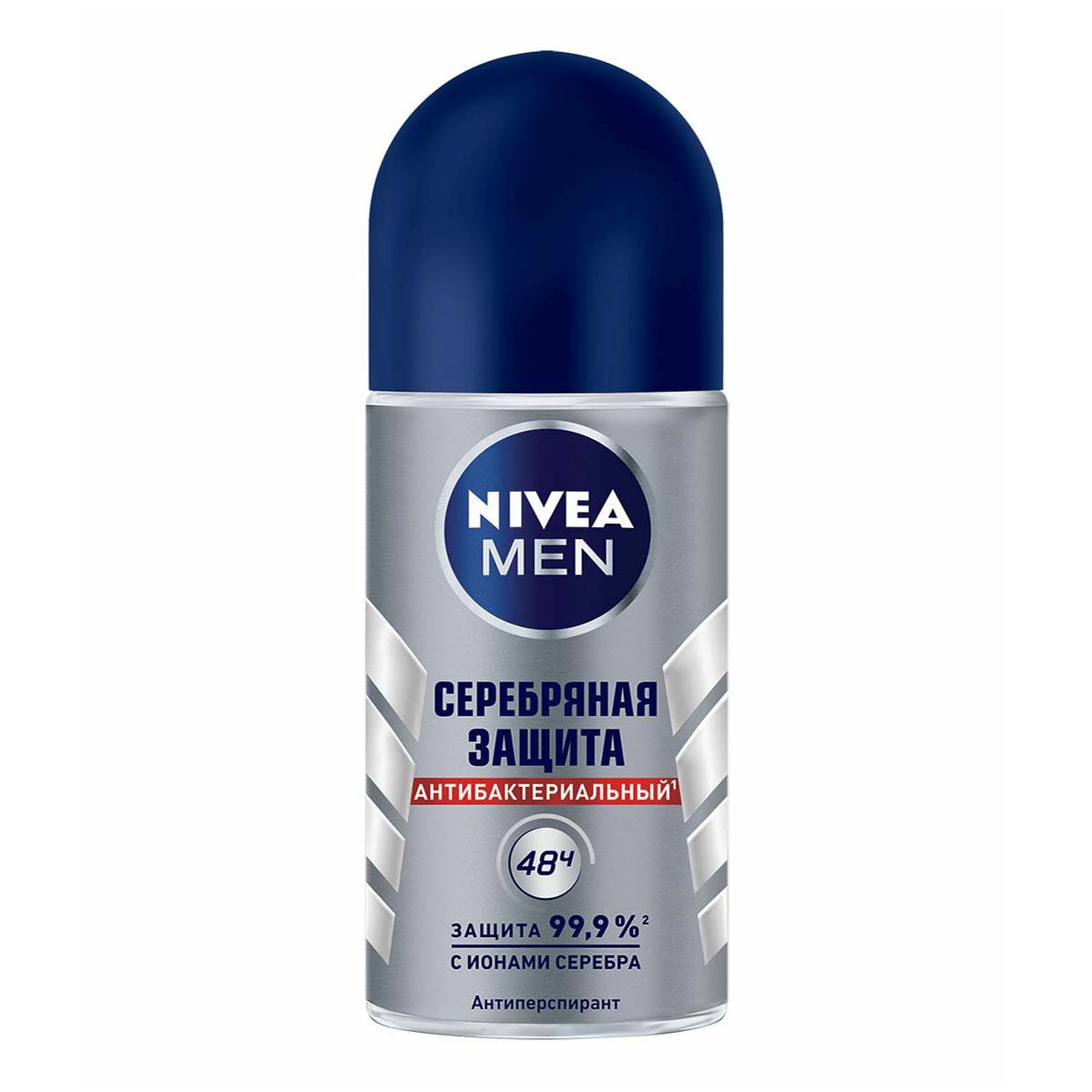 

Антиперспирант роликовый для тела Nivea Men Серебряная защита мужской 50 мл