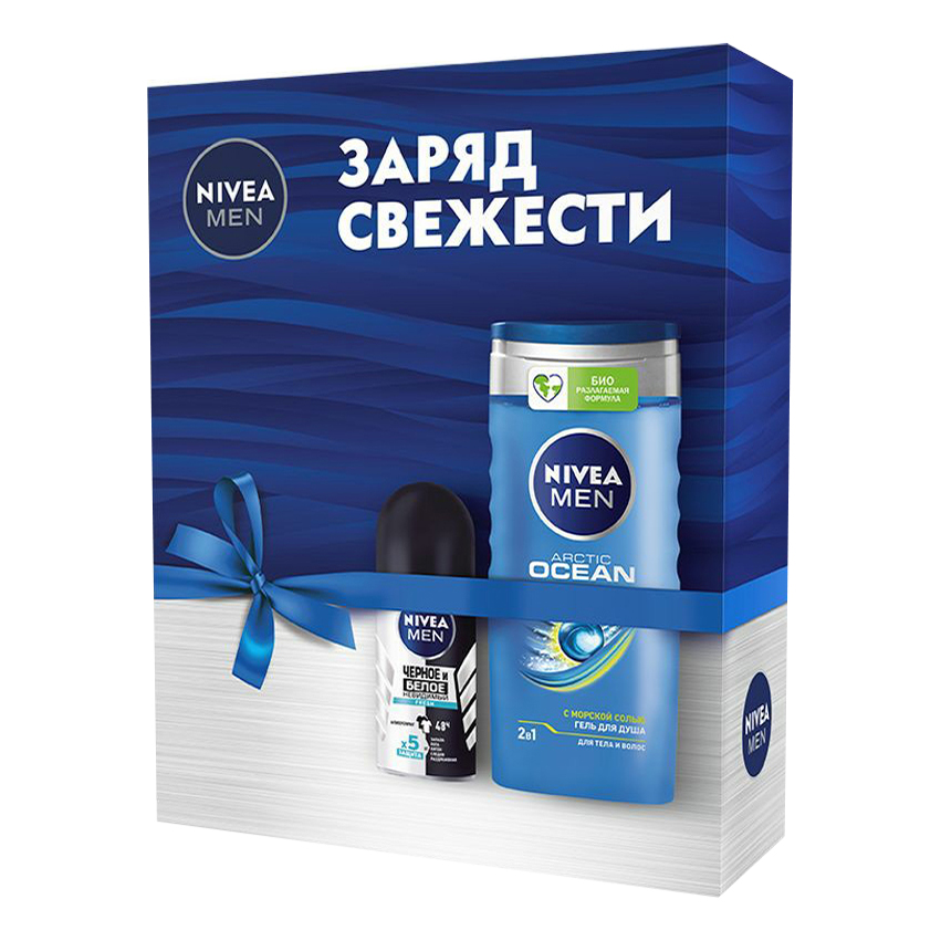 

Набор средств для тела подарочный Nivea Men Заряд свежести 2 предмета