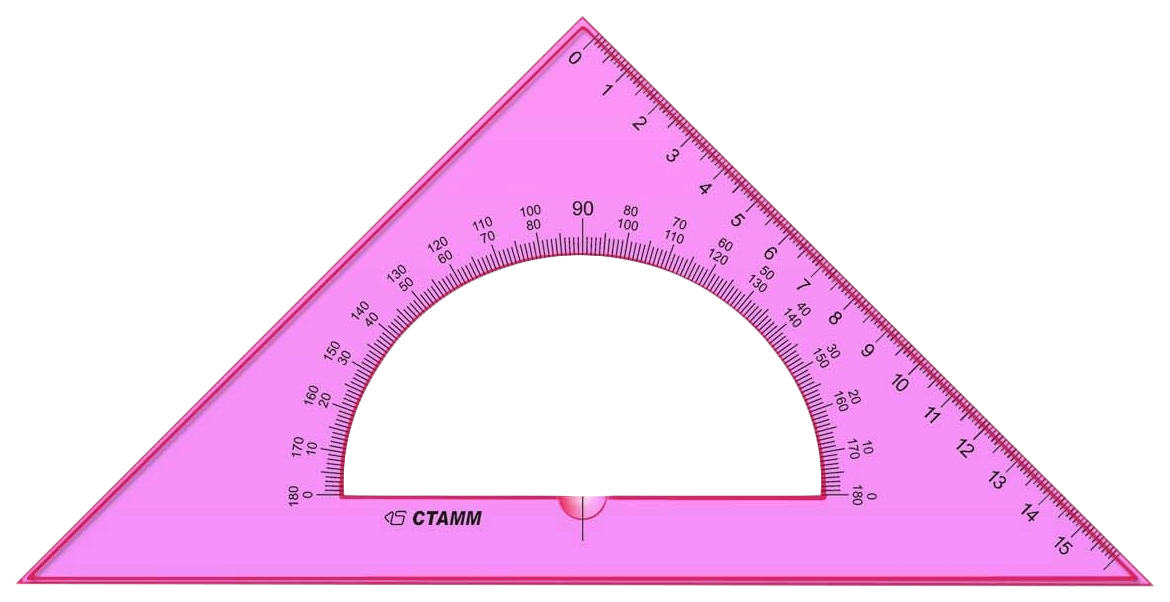 Треугольник Стамм Neon Cristal 324006, 45°, 16 см