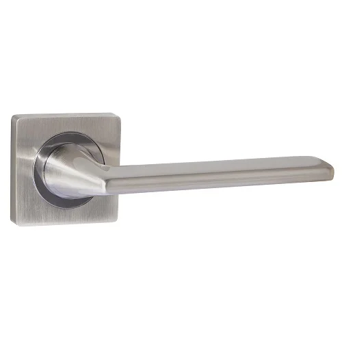

Ручка дверная AJAX TREND JK SN/CP-3 матовый никель/хром, Серебристый