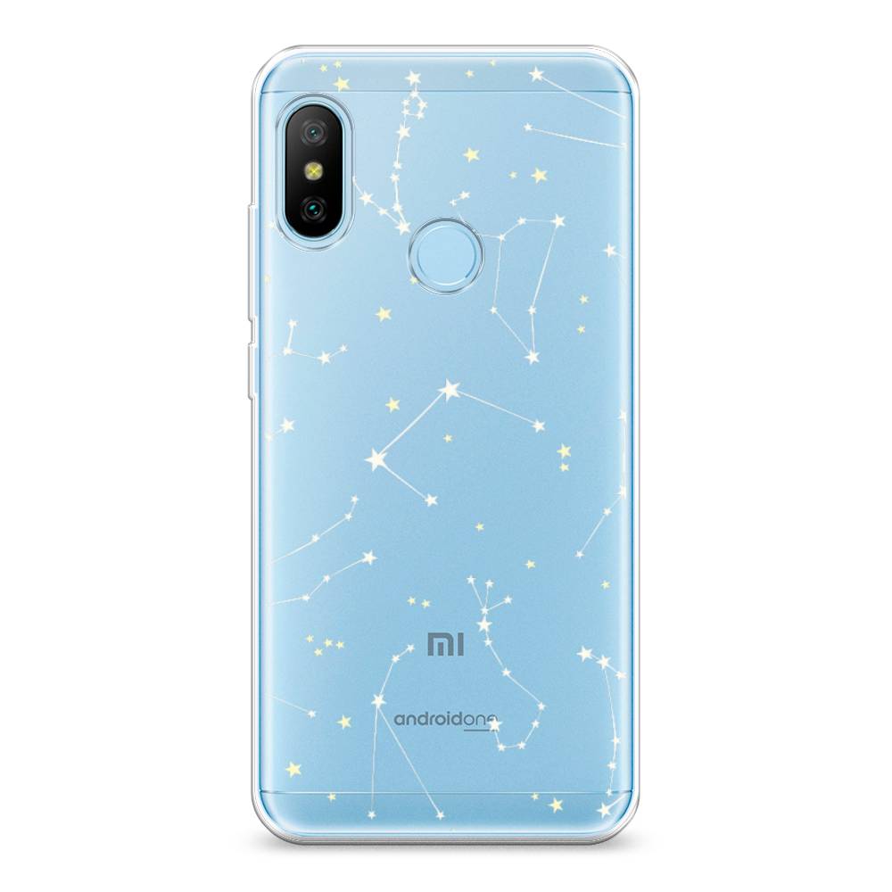 

Силиконовый чехол "Созвездия" на Xiaomi Redmi 6 Plus, Разноцветный, 33950-7