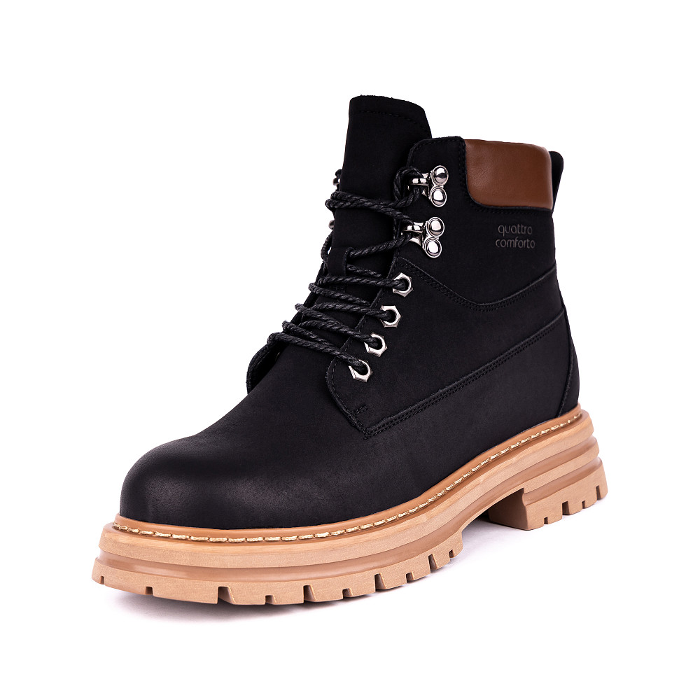 

Ботинки женские quattrocomforto 78-32WB-776VR черные 39 RU, Черный, 78-32WB-776VR