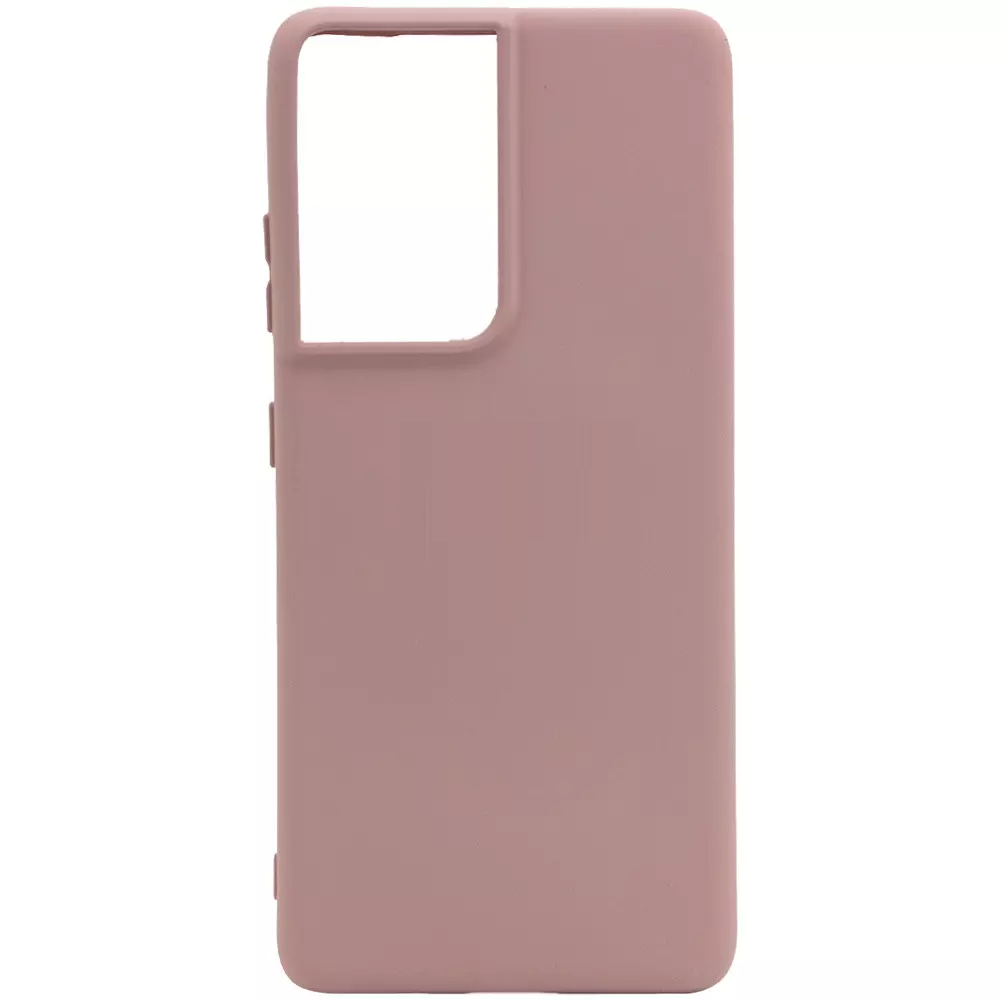 

Чехол для Samsung Galaxy S21 Ultra silicone cover розовый песок