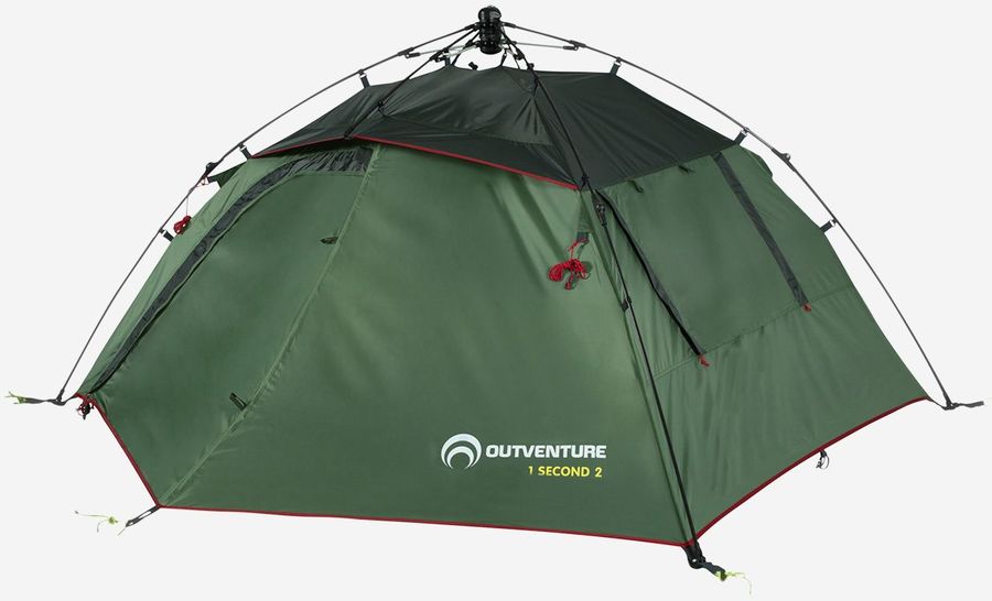 

Палатка Outventure 1 Second 2 кемпинг. 2мест. темно-зеленый (112877-74)
