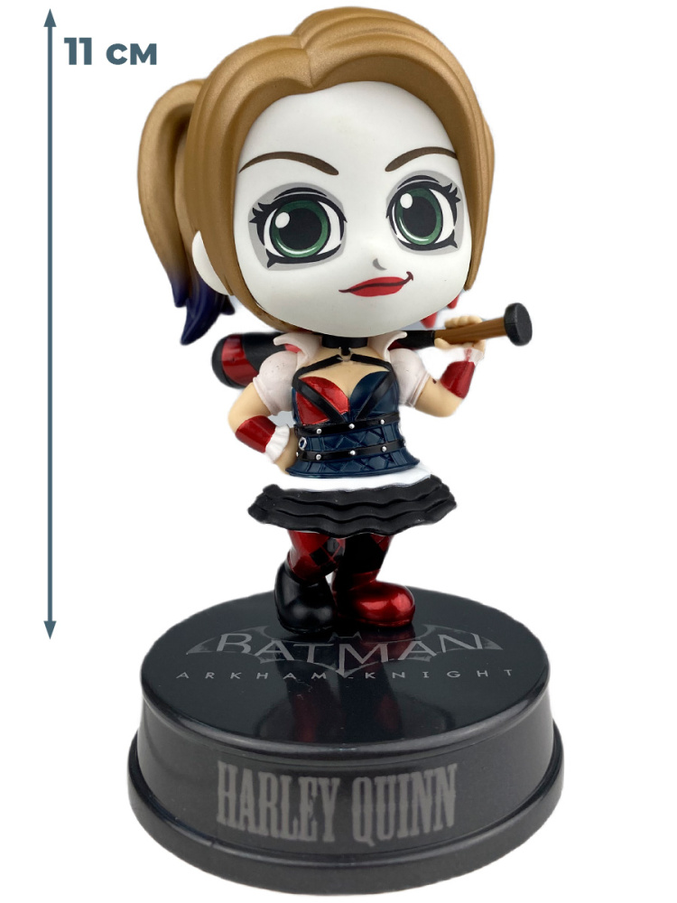 Фигурка hot toys Харли Квинн с битой Harley Quinn Batman Arkham Knight (подставка, 11 см)