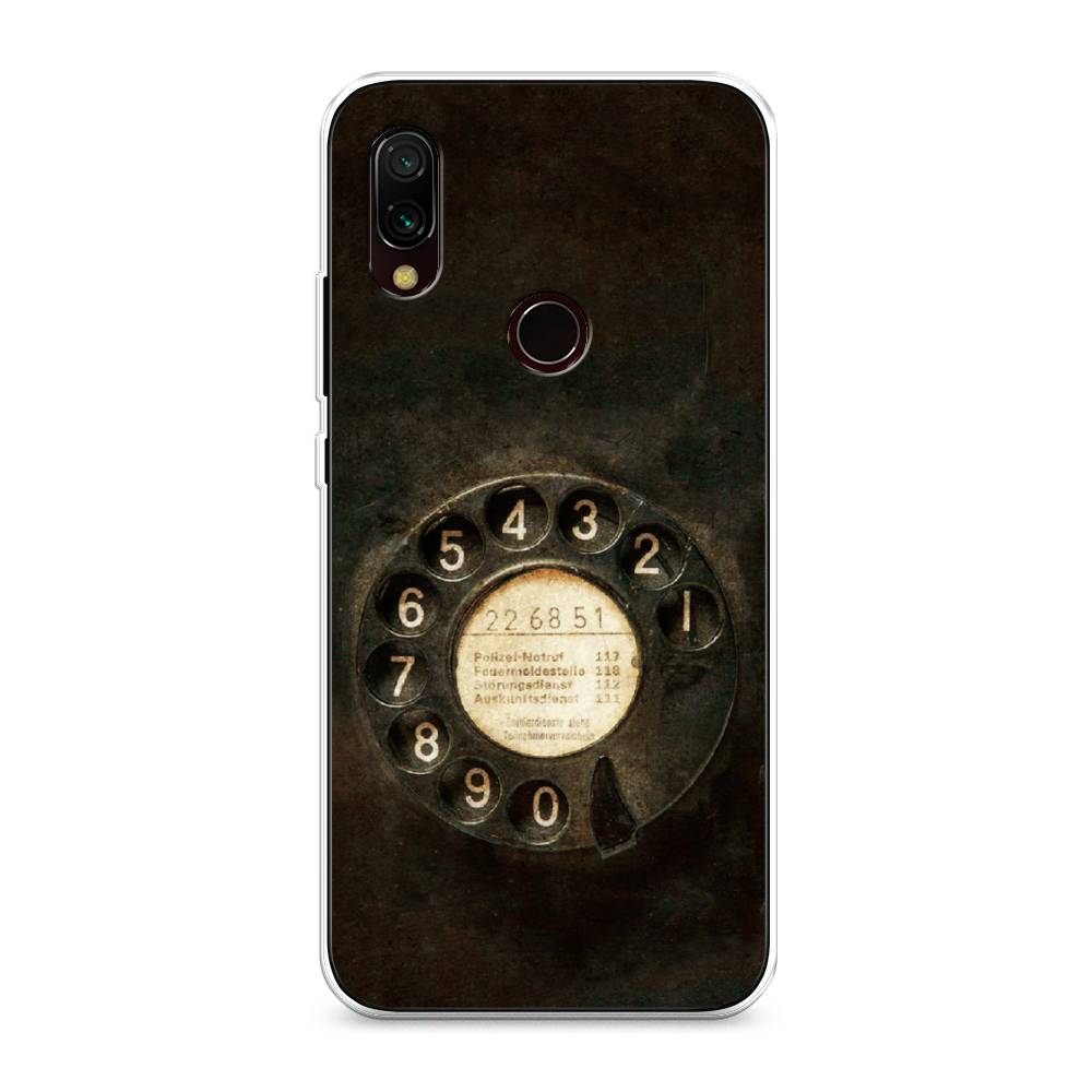 

Чехол Awog на Xiaomi Redmi 7 "Старинный телефон", Разноцветный, 35050-5