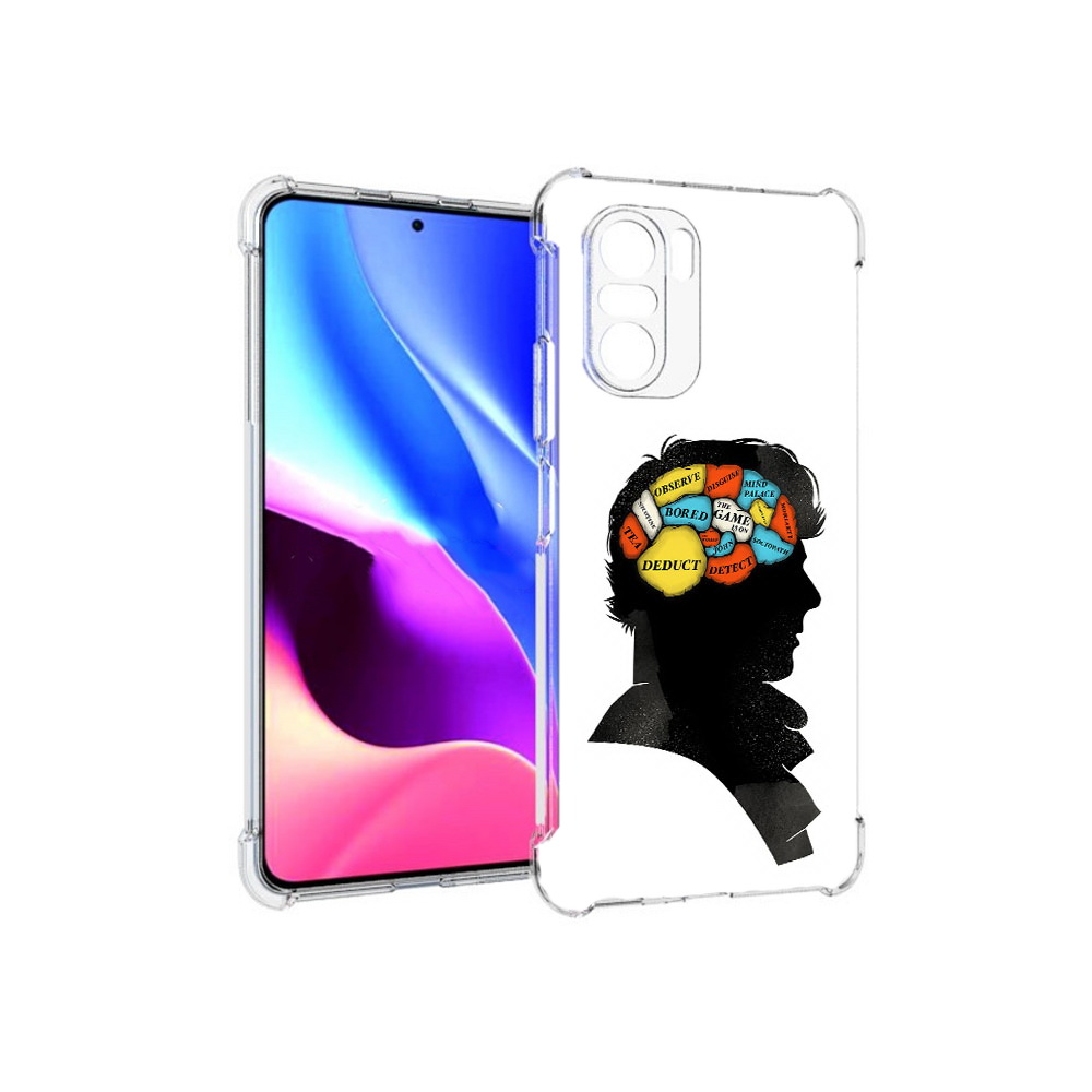 Чехол MyPads Tocco для Xiaomi Redmi K40 темный рисунок (PT158239.260.640)