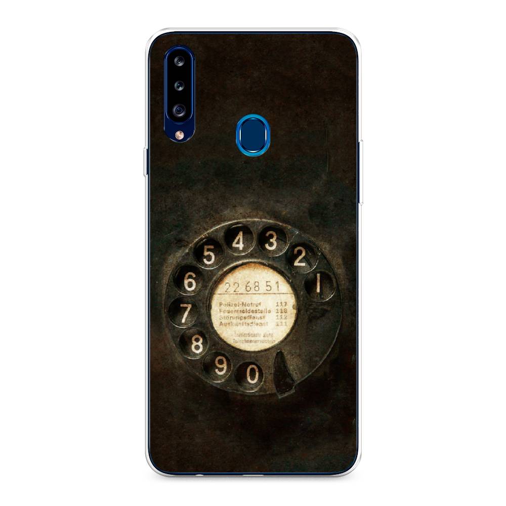 фото Чехол awog "старинный телефон" для samsung galaxy a20s