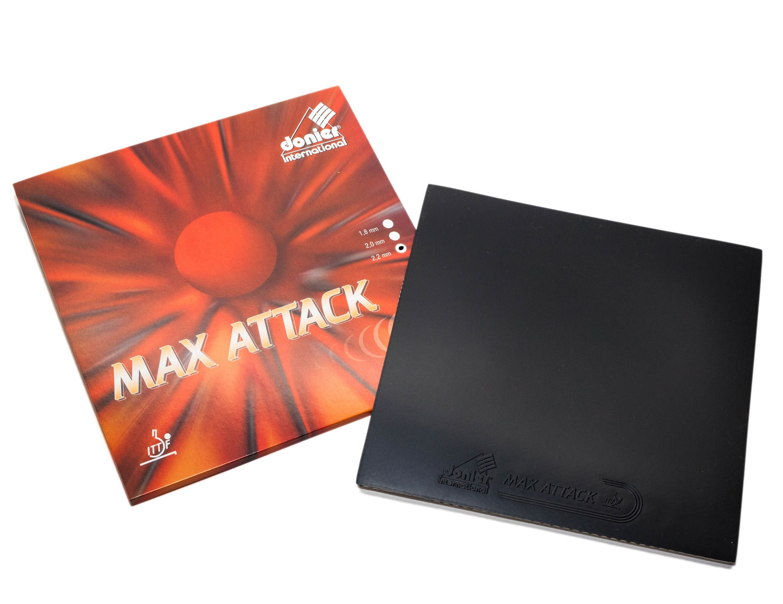 

Накладка для настольного тенниса DONIER MAX ATTACK 2.2 черная, Max-Attack-черная