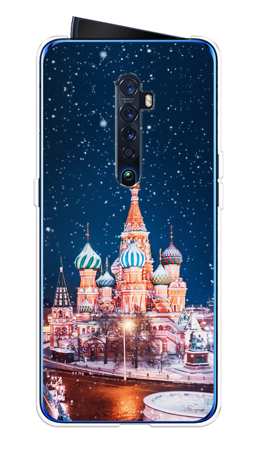 

Чехол на Oppo Reno 2 "Москва 1", Коричневый;синий;белый, 253550-1