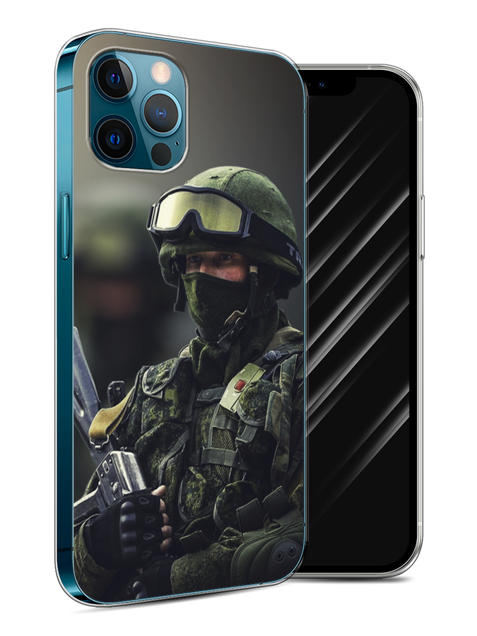 

Чехол Awog на Apple iPhone 12 / Айфон 12 "Солдат", Разноцветный, 12550-5