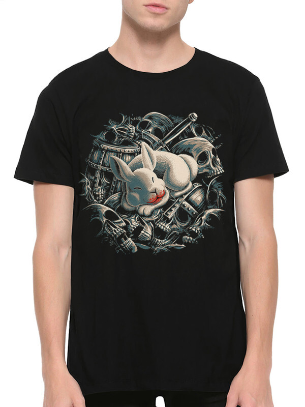 

Футболка мужская DreamShirts Studio Злой Белый Кролик DSN-330321b-2 черная S, Черный, Злой Белый Кролик DSN-330321b-2