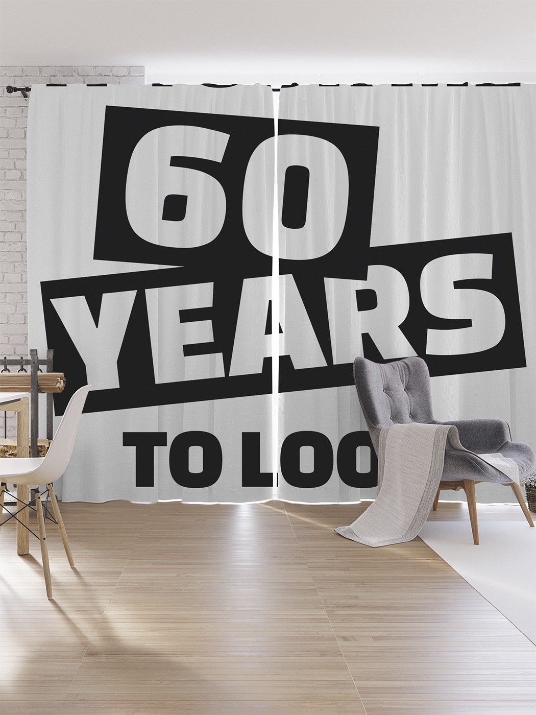 

Шторы под лён JoyArty "И снова 60 лет", серия Oxford DeLux, 340х265 см, И снова 60 лет