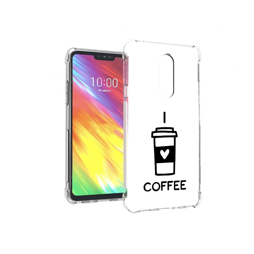 

Чехол MyPads Tocco для LG G7 Я люблю кофе (PT124618.72.206), Прозрачный, Tocco