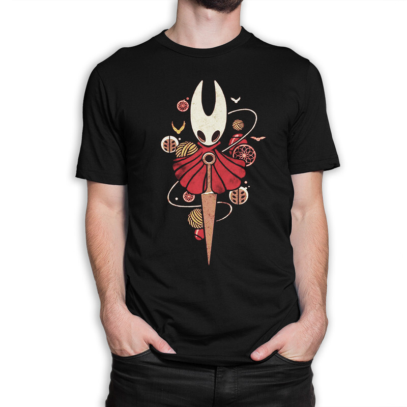 

Футболка мужская Dream Shirts Hollow Knight Silksong 999763222 черная L, Hollow Knight Silksong 999763222