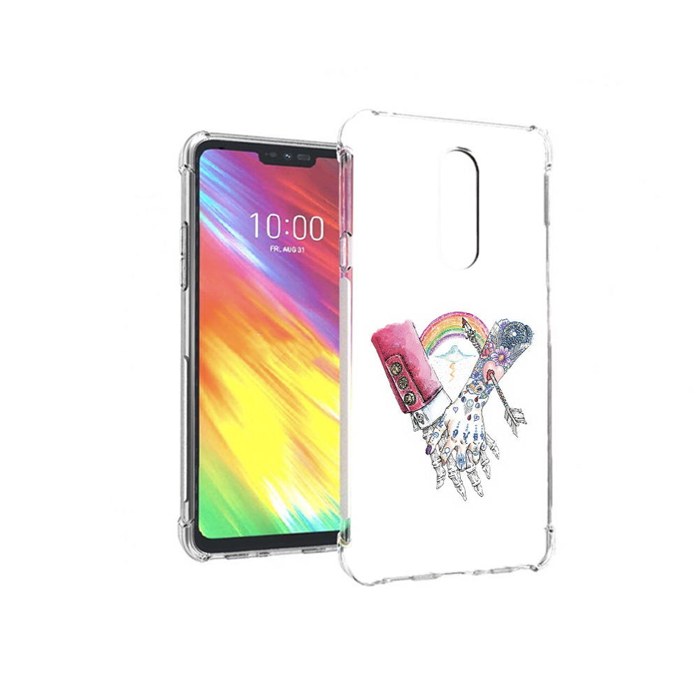 

Чехол MyPads Tocco для LG G7 абстракция руки в татуировках (PT124618.72.212), Прозрачный, Tocco