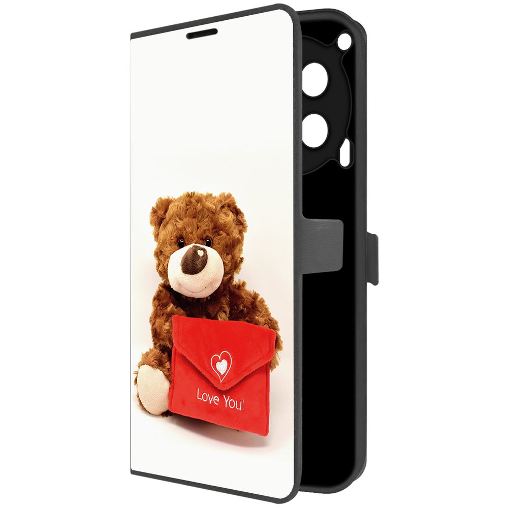 

Чехол Krutoff для Tecno Camon 30 Медвежонок тебя любит, Черный