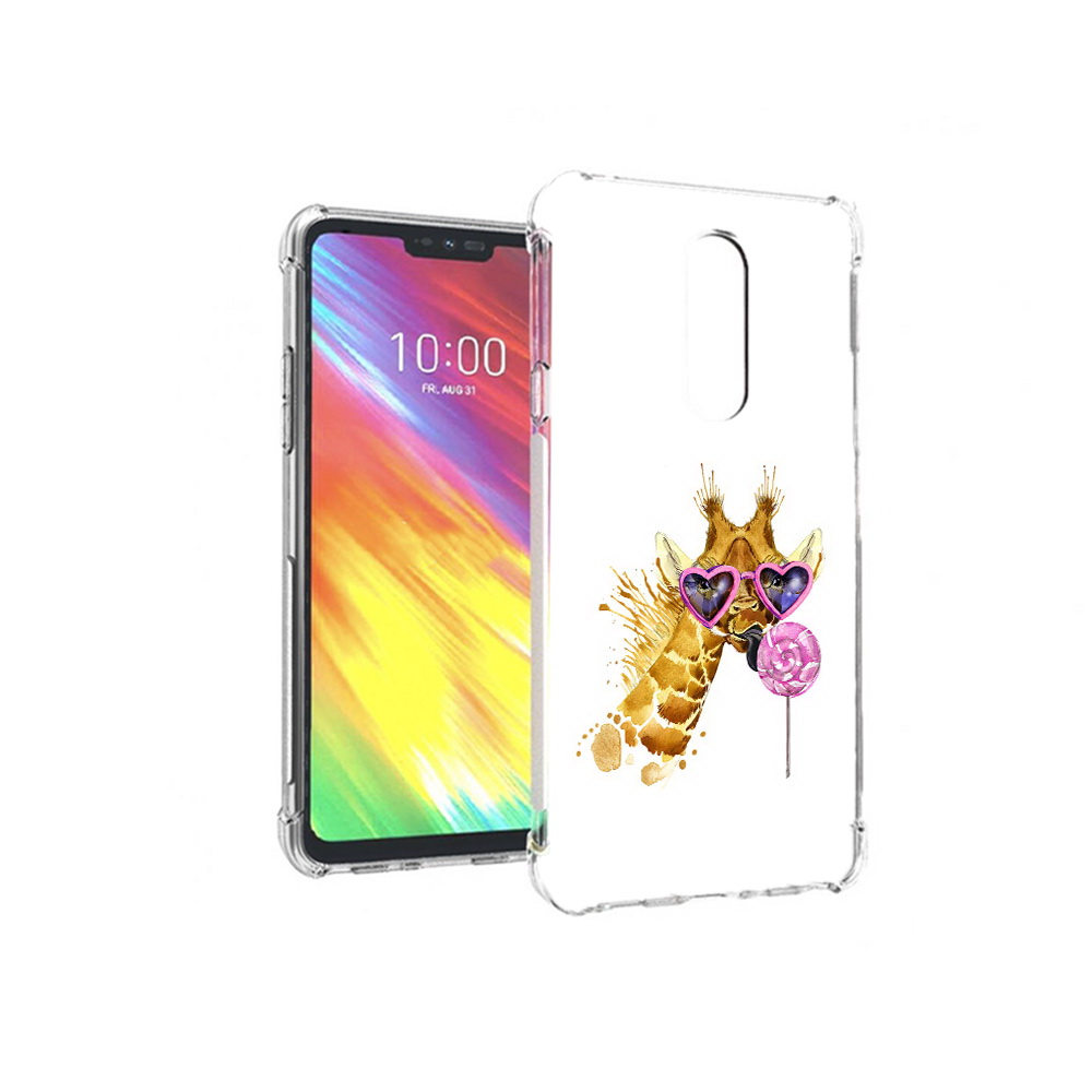 

Чехол MyPads Tocco для LG G7 акварельный жираф (PT124618.72.217), Прозрачный, Tocco
