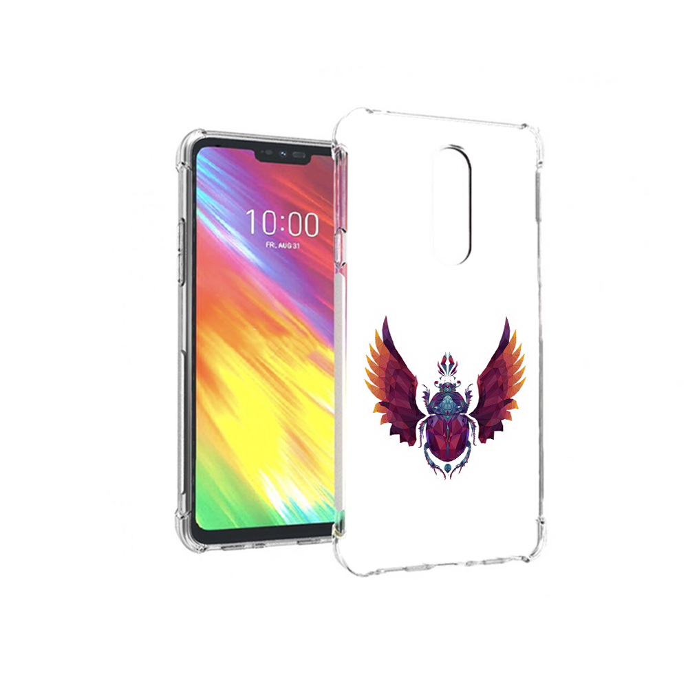 

Чехол MyPads Tocco для LG G7 алмазный скоробей (PT124618.72.219), Прозрачный, Tocco