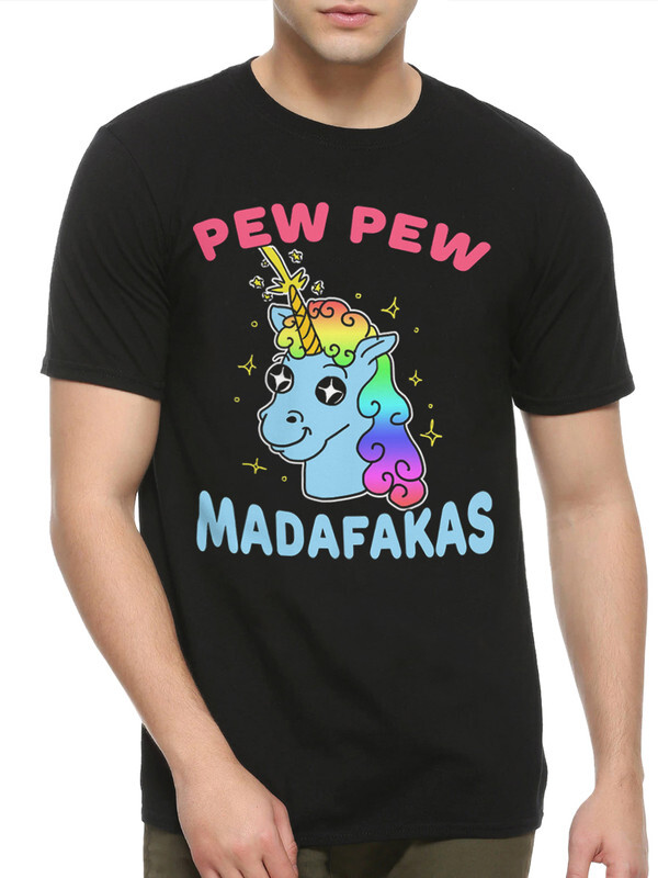

Футболка мужская DreamShirts Studio Радужный единорог DSN-792345-2 черная XL, Черный, Единорог