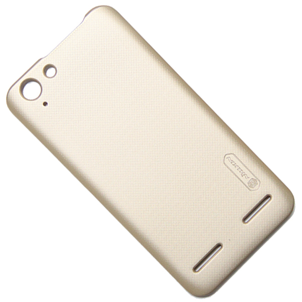 

Чехол для Lenovo A6020 (Vibe K5/K5 Plus) задняя крышка пластик ребристый Nillkin <золото>, Золотистый