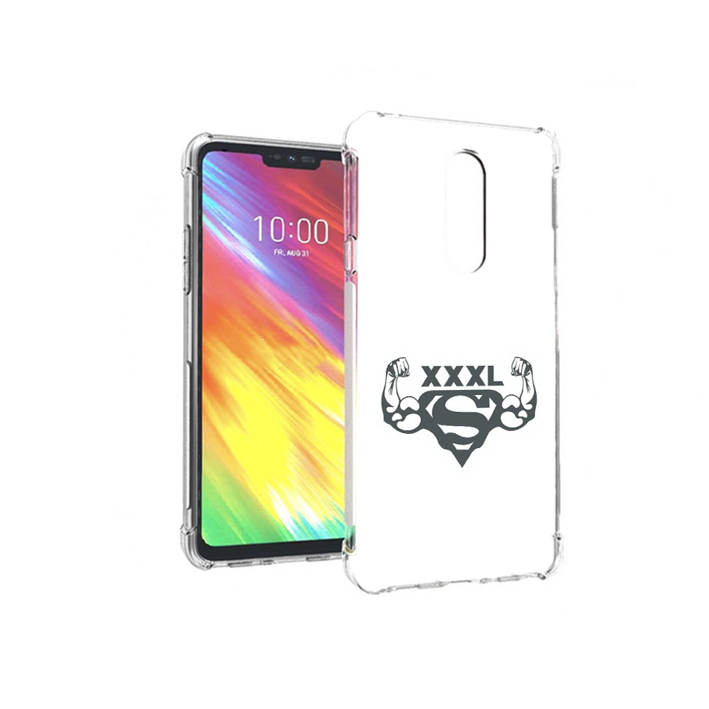 

Чехол MyPads Tocco для LG G7 бодибилдинг супермен (PT124618.72.237), Прозрачный, Tocco