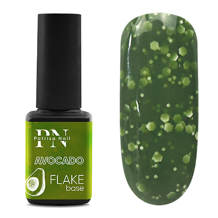 

База для гель-лака Patrisa Nail Flake Avocado