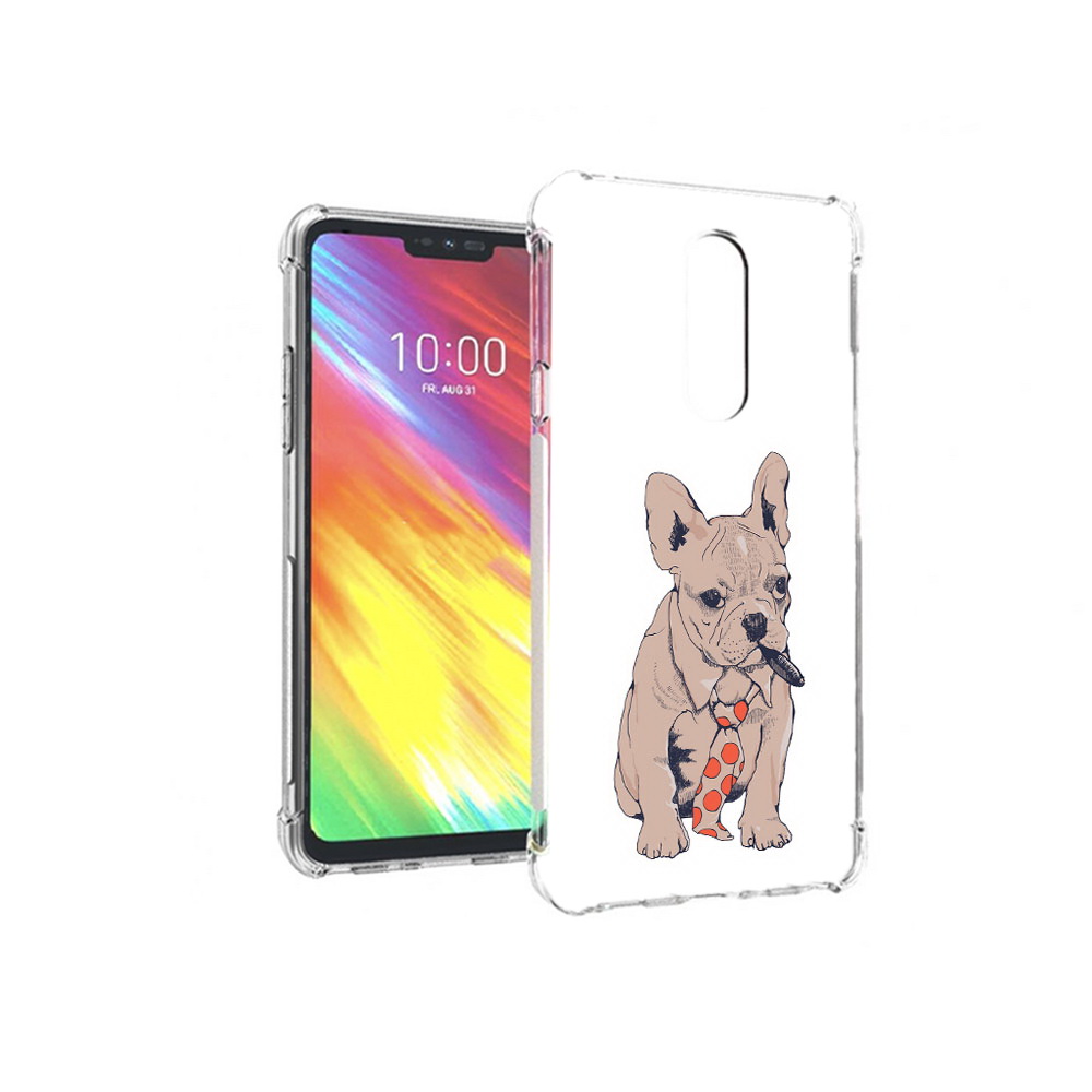 

Чехол MyPads Tocco для LG G7 бульдог с сигарой (PT124618.72.250), Прозрачный, Tocco