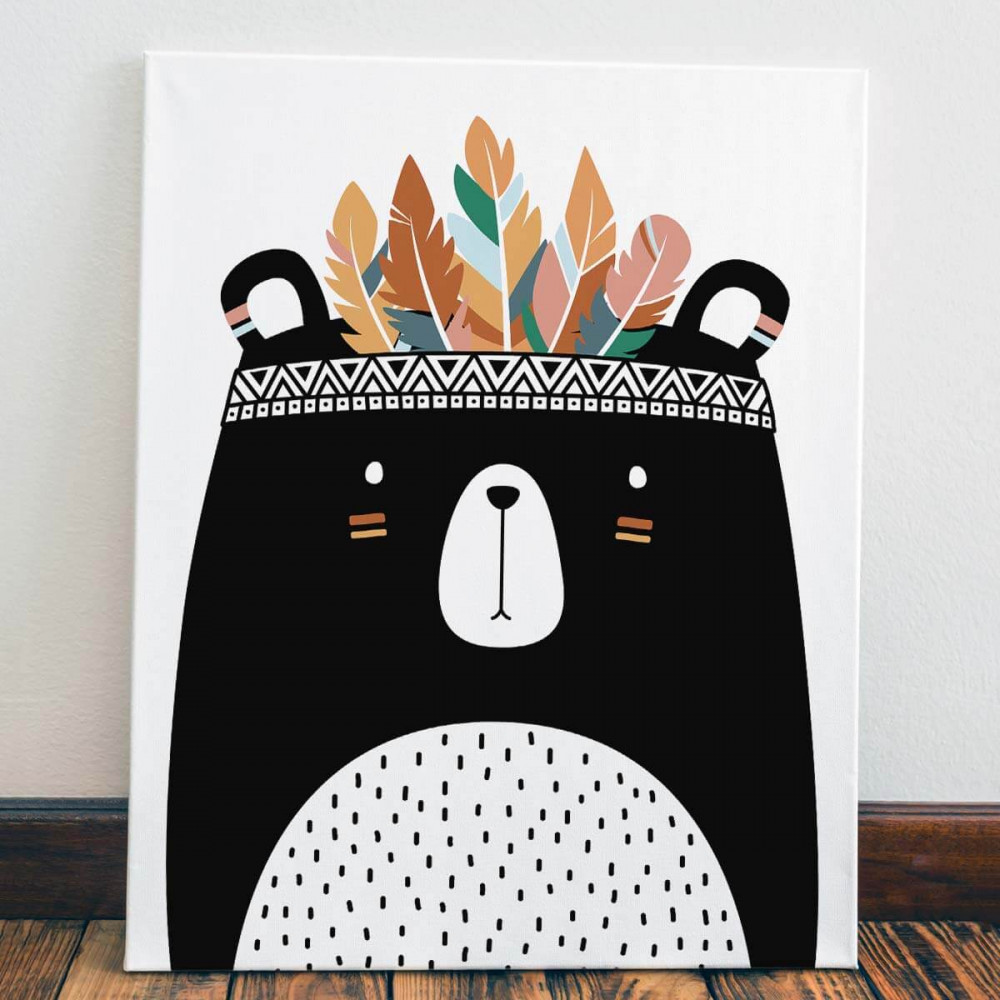 

Картина Red Panda Индеец мишка40x60