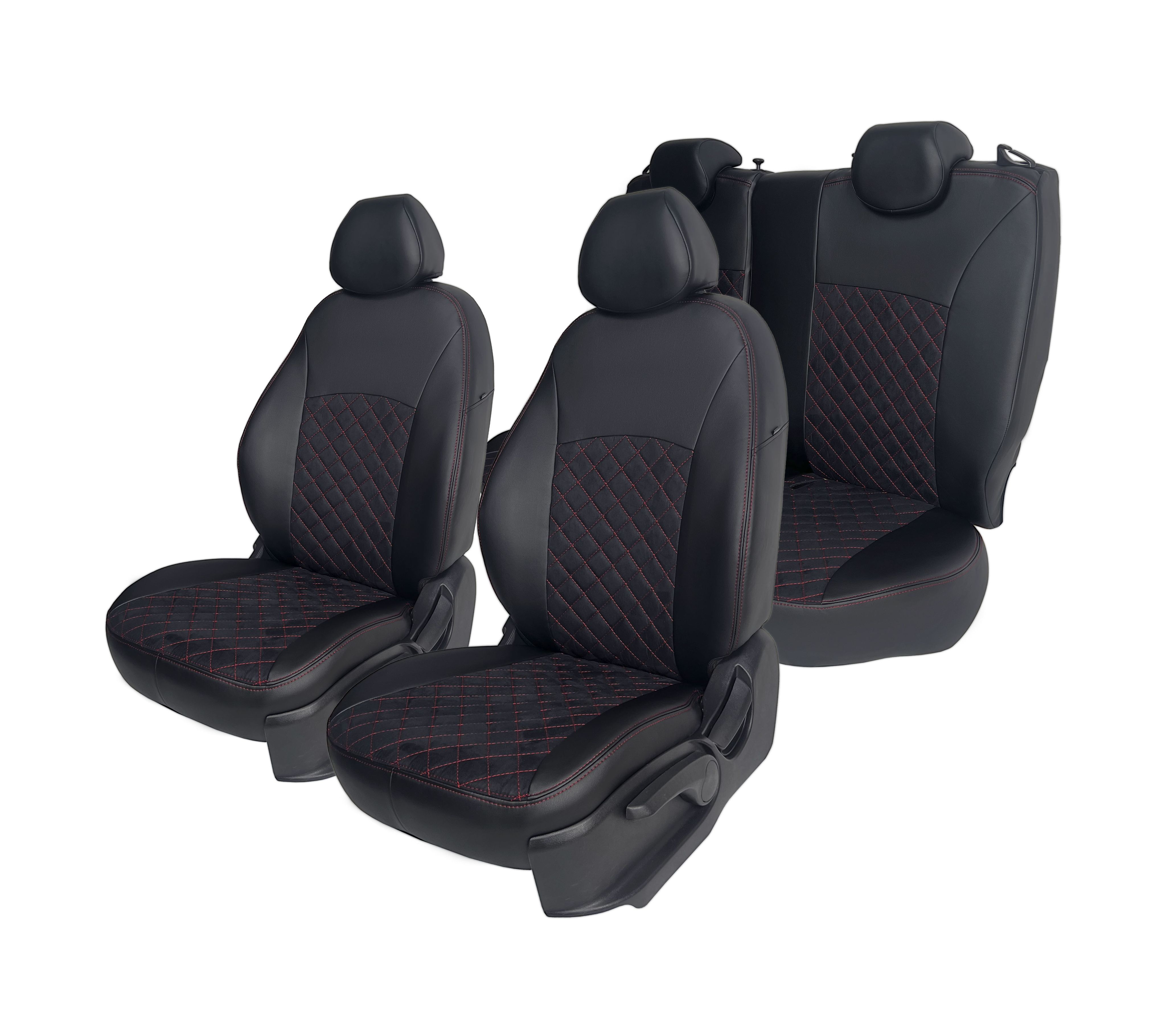 

Чехлы на автомобильные сидения SSANGYONG Kyron 2007-2015 г., Черный