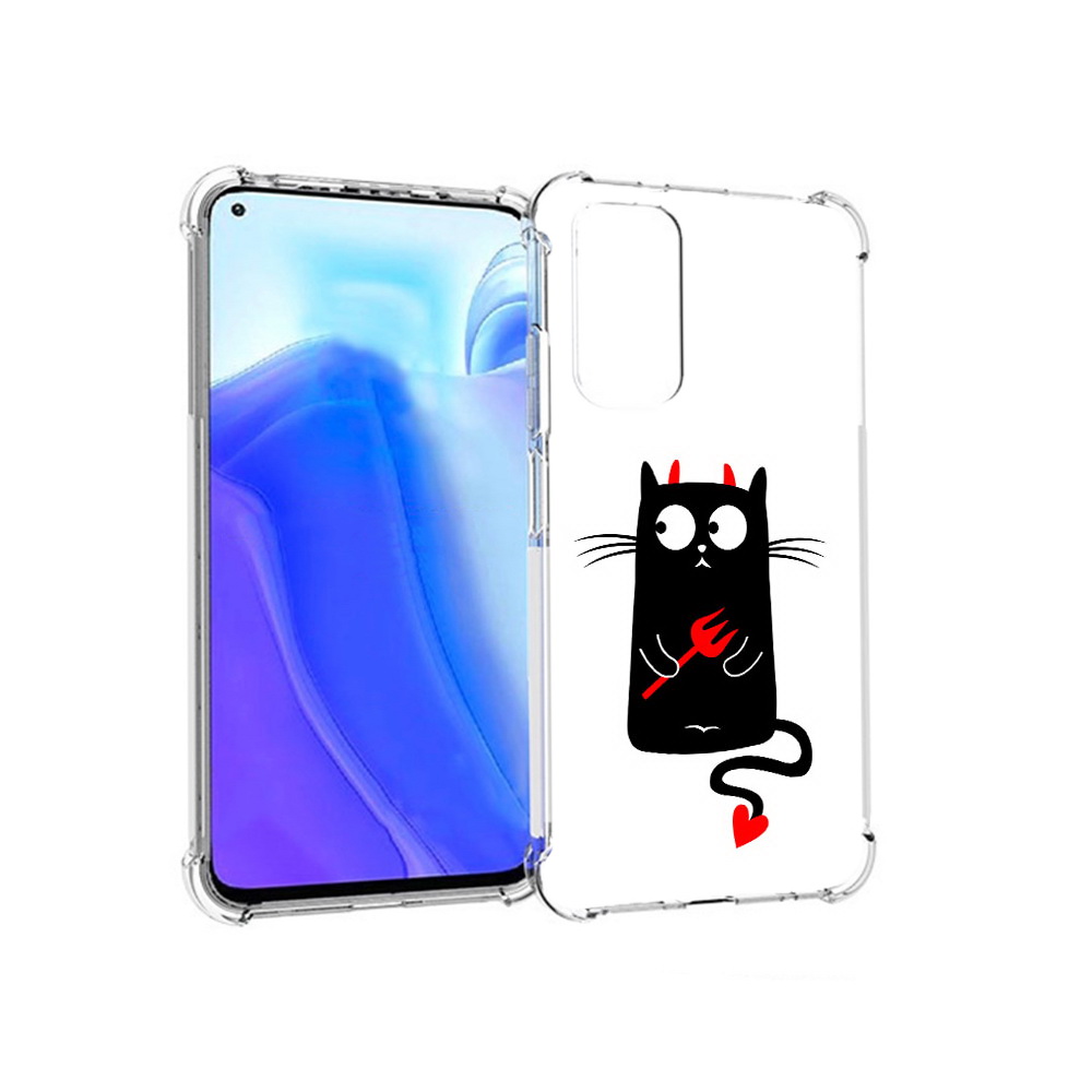 

Чехол MyPads Tocco для Xiaomi Redmi Note 11S Кот демон (PT162215.279.97), Tocco