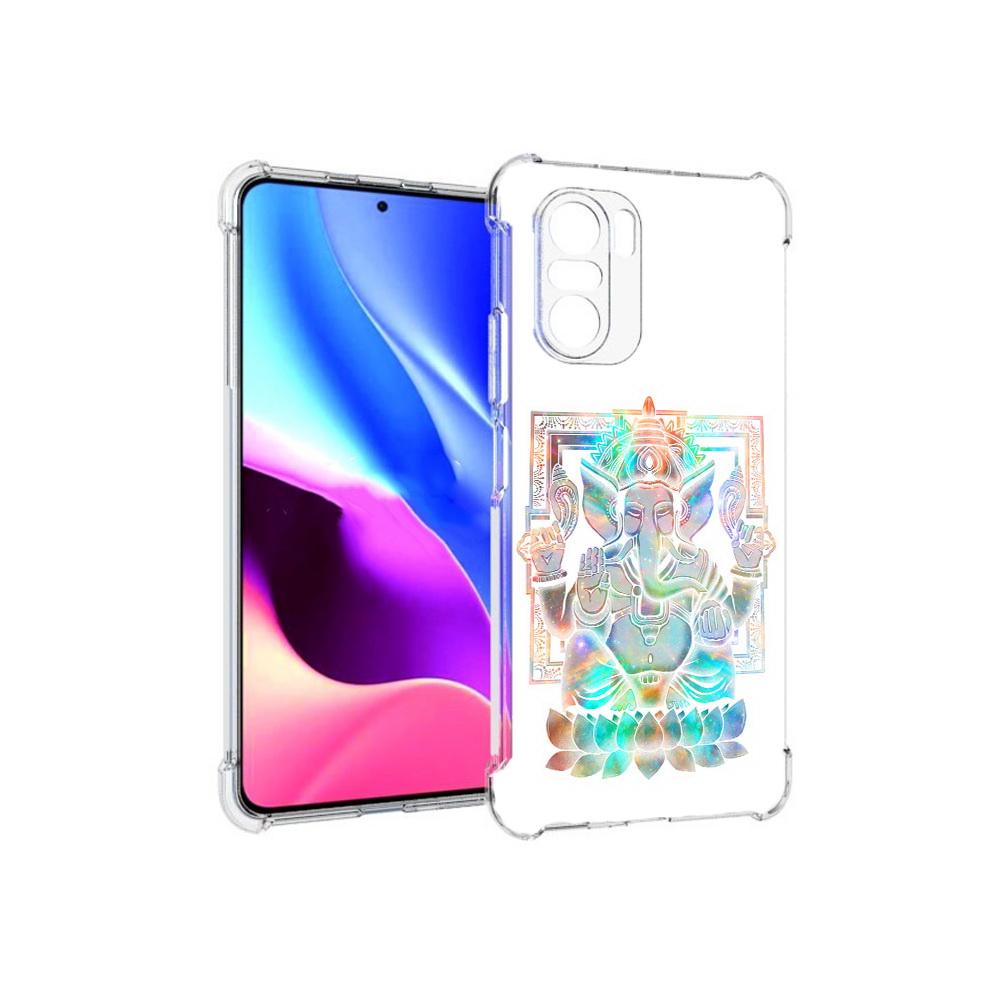 

Чехол MyPads Tocco для Xiaomi Redmi K40 умный слон (PT158239.260.654), Прозрачный, Tocco