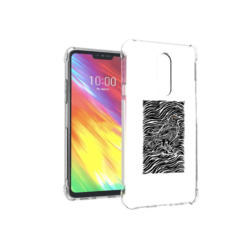 

Чехол MyPads Tocco для LG G7 ворон в абстракции (PT124618.72.272), Прозрачный, Tocco