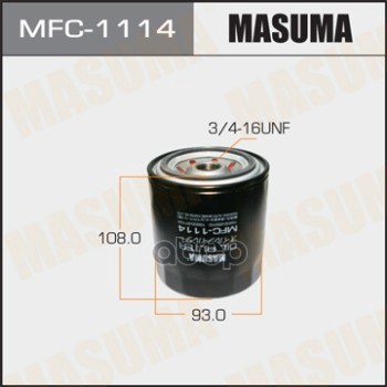 фото Фильтр масляный masuma mfc1114 masuma арт. mfc1114