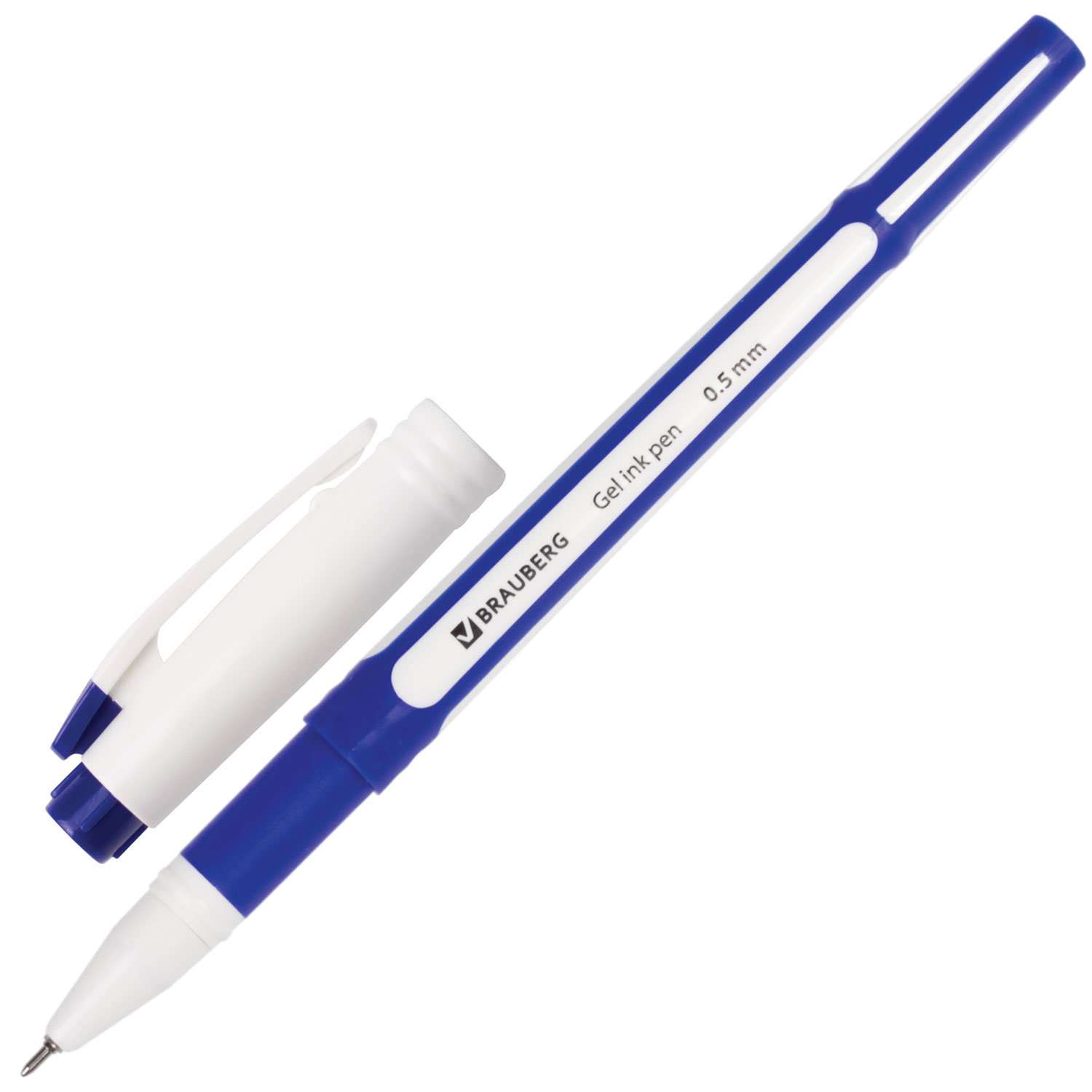 Ручка гелевая Brauberg Contact синяя 0,5 мм