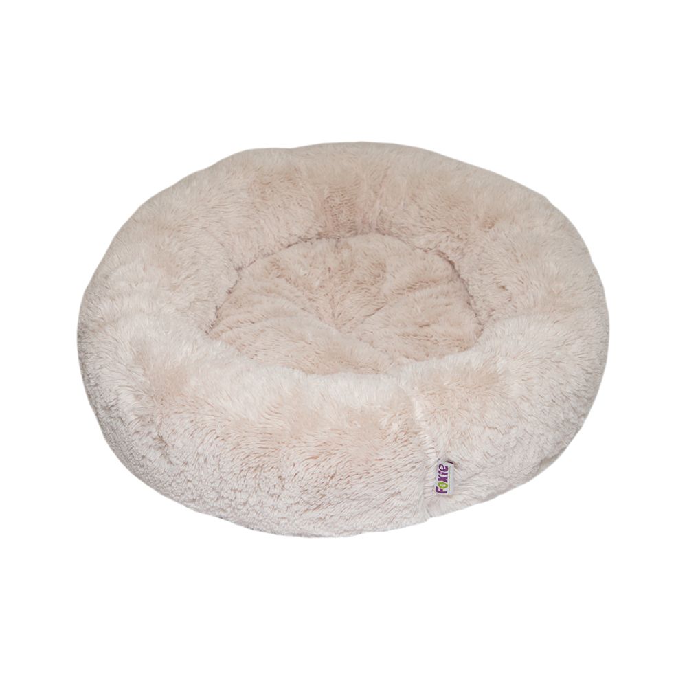 

Лежанка для кошек и собак Foxie искусственный мех 53x53x20см белый, 53х53х20см круглый из меха белый