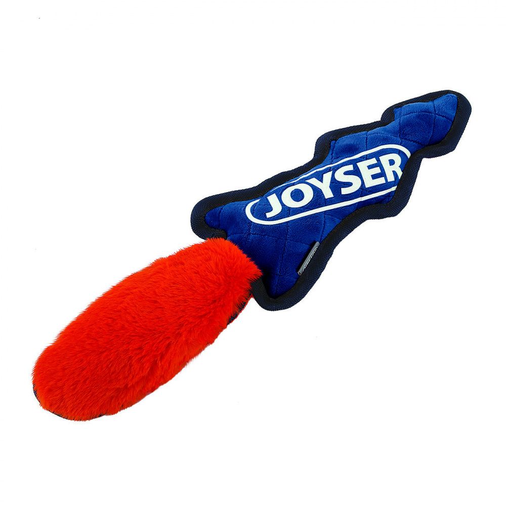 

Игрушка-пищалка для собак Joyser Slimmy Plush Шкура лисы, оранжевый, синий, 38 см