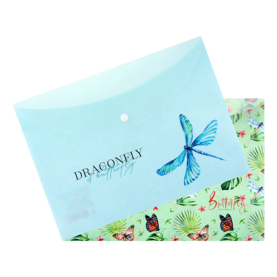 

Папка-конверт Лента Kids Dragonfly на кнопке А4 в ассортименте