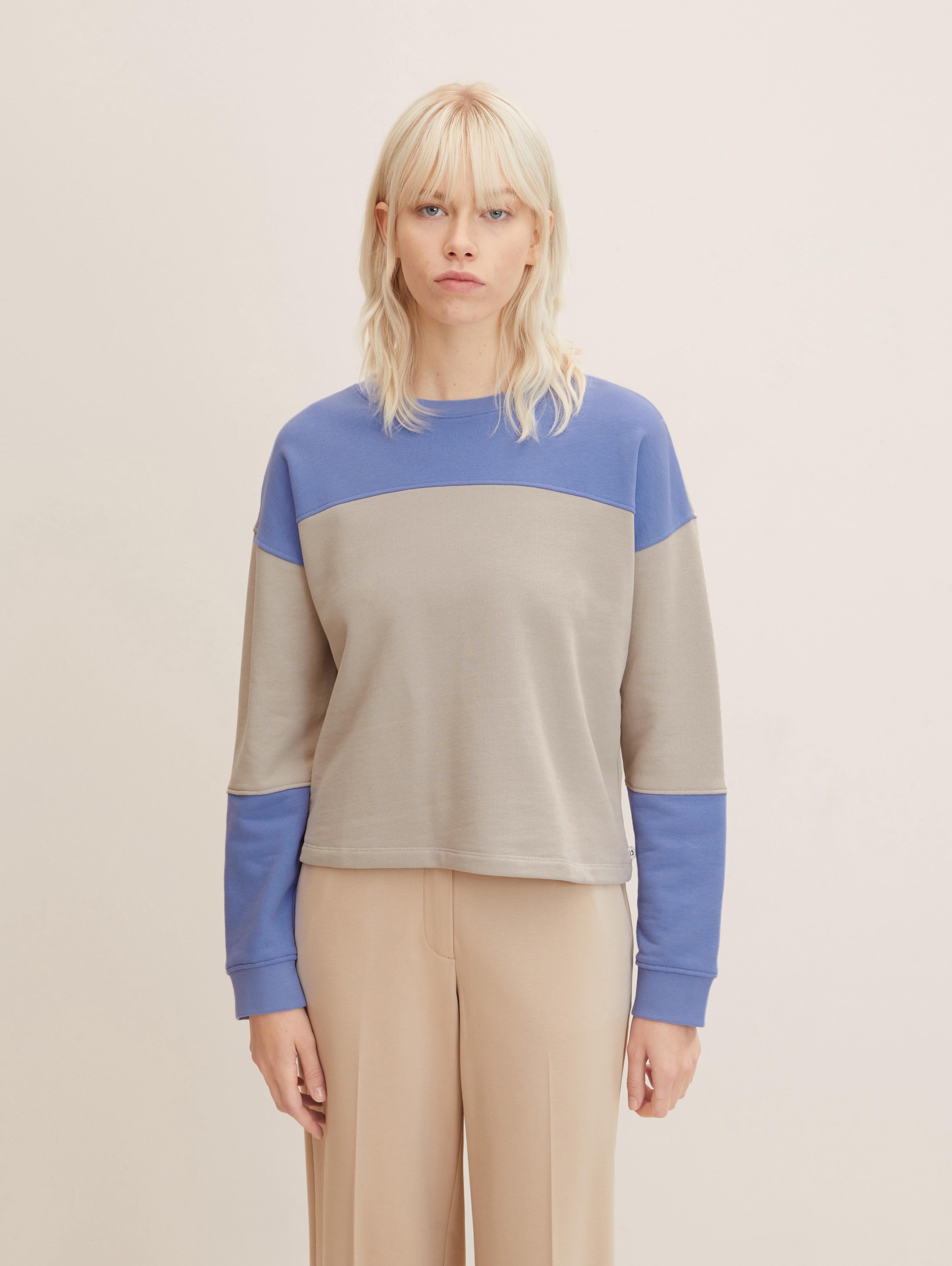 

Свитшот женский TOM TAILOR 1032934 серый XL, 1032934