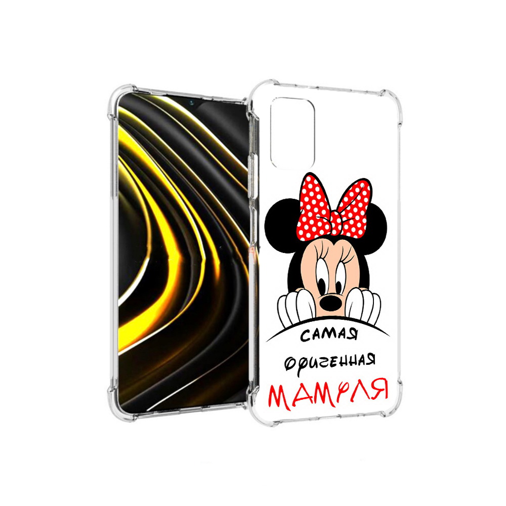 

Чехол MyPads Tocco для Xiaomi Poco M3 Самая лучшая мамуля Мини Маус (PT156204.280.152), Прозрачный, Tocco