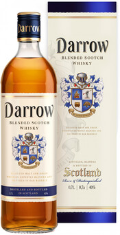 

Виски Darrow Blended Scotch Whisky в подарочной упаковке 40% 0,7 л