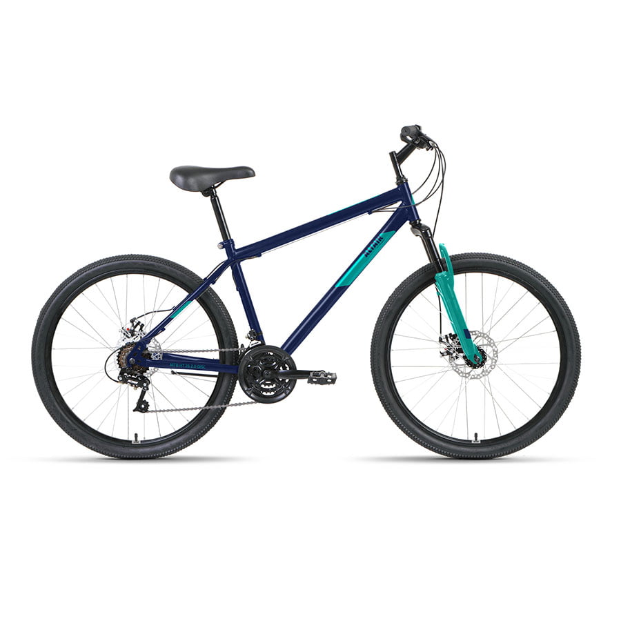 фото Велосипед altair mtb ht 26 2.0 d темно-синий/бирюзовый 2022 г 19" rbk22al26114