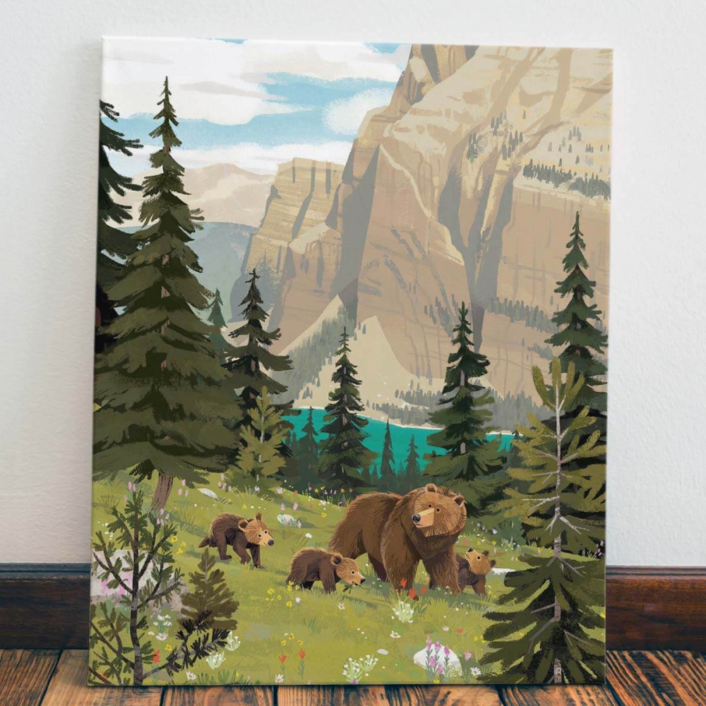 

Картина Red Panda Косолапое Семейство40x60