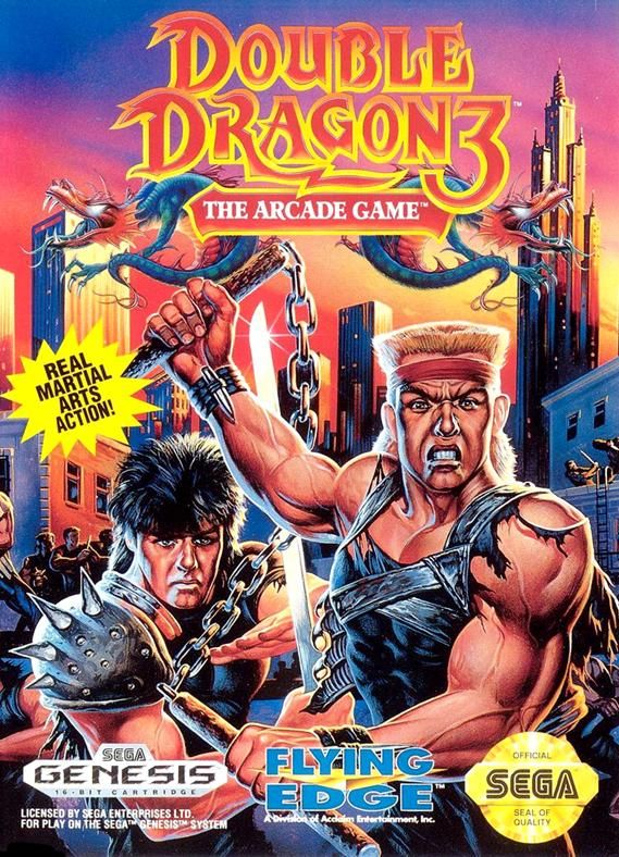 Двойной Дракон 3 (Double Dragon 3) The Rosetta Stone (16 bit)