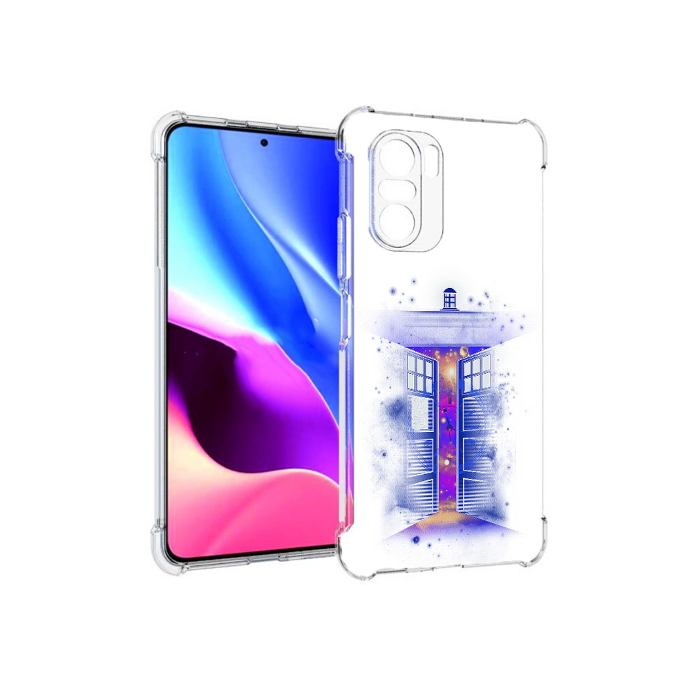 Чехол MyPads Tocco для Xiaomi Redmi K40 фиолетовый уголок абстракция (PT158239.260.659)