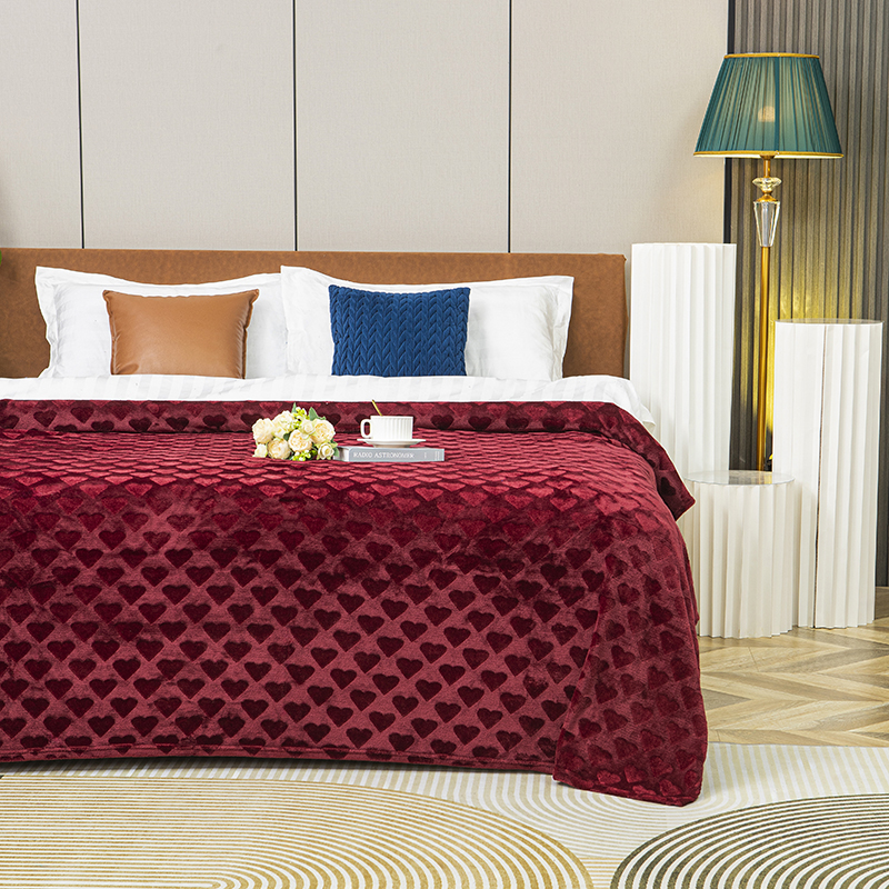 

Плед Dilya Home 200х220 см красный, 4